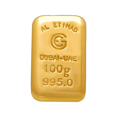 100G-GOLD-AL ETIHAD -BAR