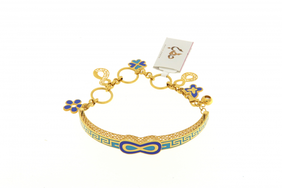 TURKISH BANGLE INFINITY WITH DANGLING TOYS
