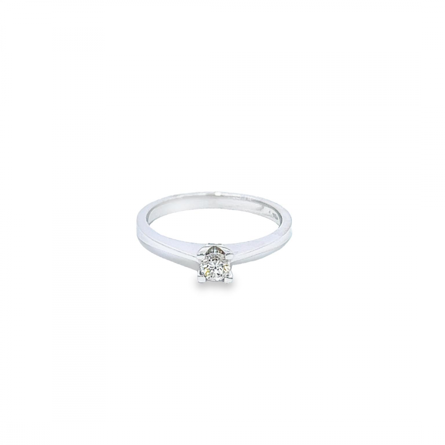 RING 0.20 CARAT G-H ROUND DIAMOND RING WITH VS CLARITY IN WHITE GOLD