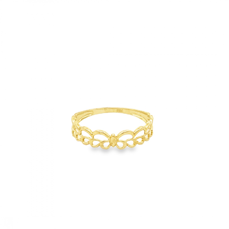 Charming 18k Yellow Gold Charm Ring