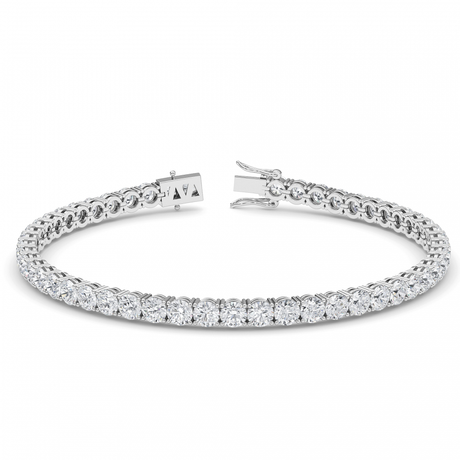 TENNIS BRACELET - 18K GOLD WITH LAB-GROWN DIAMOND & FOUR PRONG SETTING FROM ADARA JEWELS