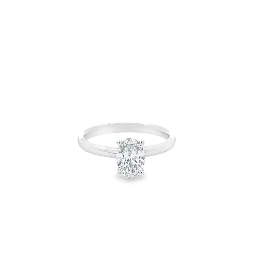  A SYMBOL OF SUSTAINABLE LOVE : SILVER SOLITAIRE LAB GROWN DIAMOND RING SUSTAINABLE