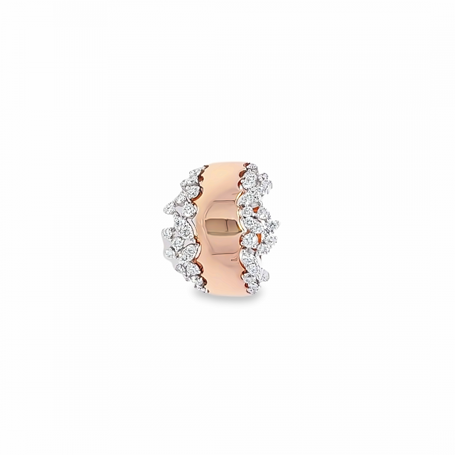 ROSE GOLD RING WITH ROUND DIAMOND | 0.96 CARAT | VS CLARITY, G\H COLOR
