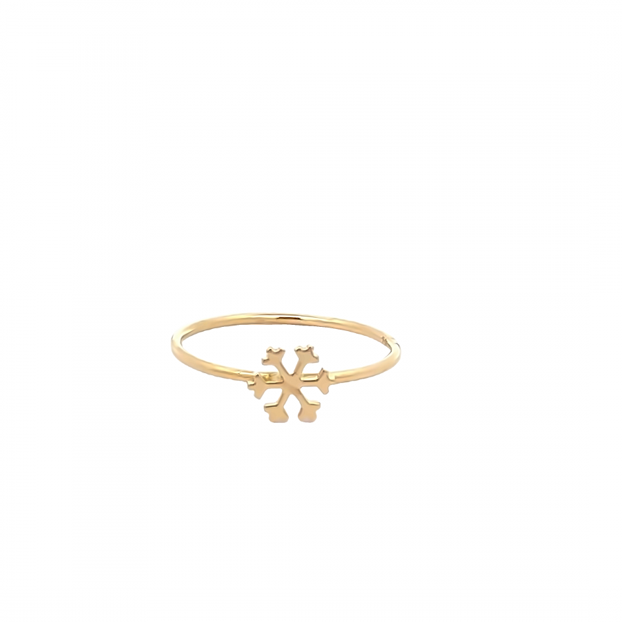 EXQUISITE SNOWFLAKE THIN RING