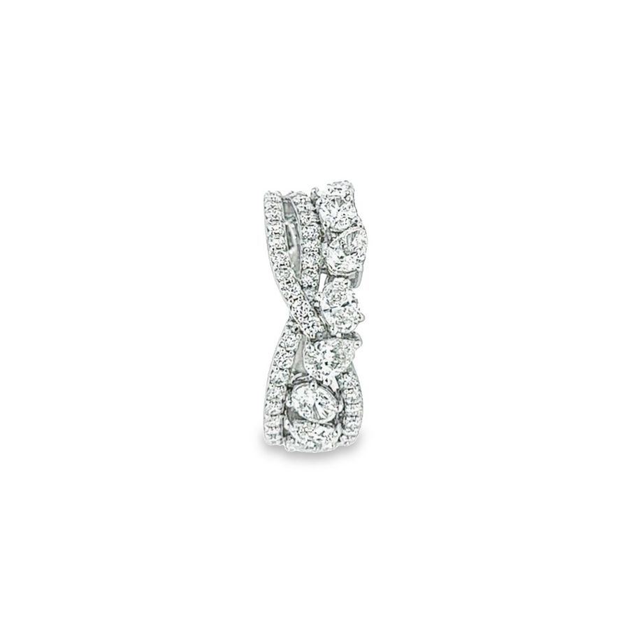 Classic White Gold Ring with Sustainable Round Diamonds - Net Weight 4.17 ct