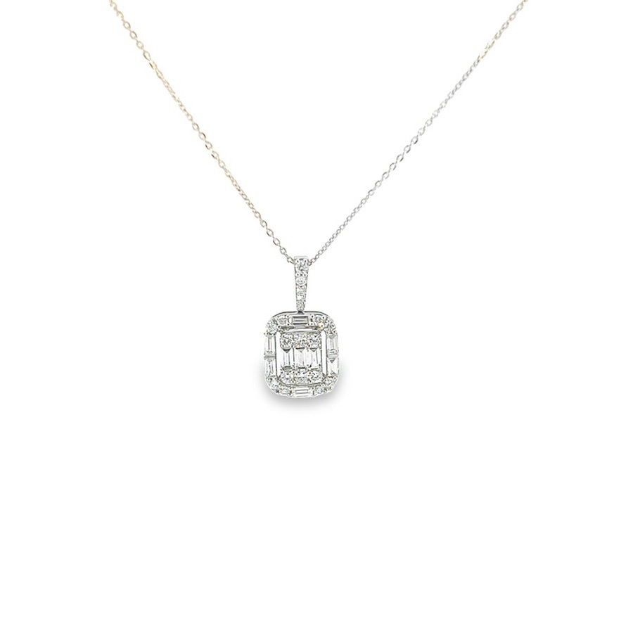 RADIANT ECO-FRIENDLY ROUND DIAMOND NECKLACE - 28 DIAMONDS AND 0.71 CARATS OF TIMELESS BEAUTY!