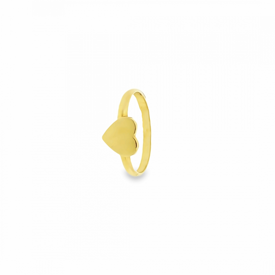 CLEAN HEART RING - EMBRACE PURITY IN 18K YELLOW GOLD