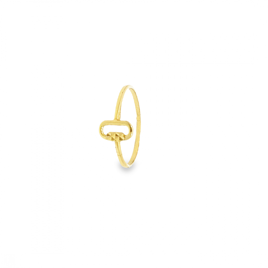 SIMPLE DESIGN RING - TIMELESS ELEGANCE IN 18K YELLOW GOLD