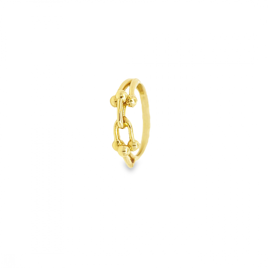 YELLOW GOLD RING - CLASSIC BEAUTY IN 18K