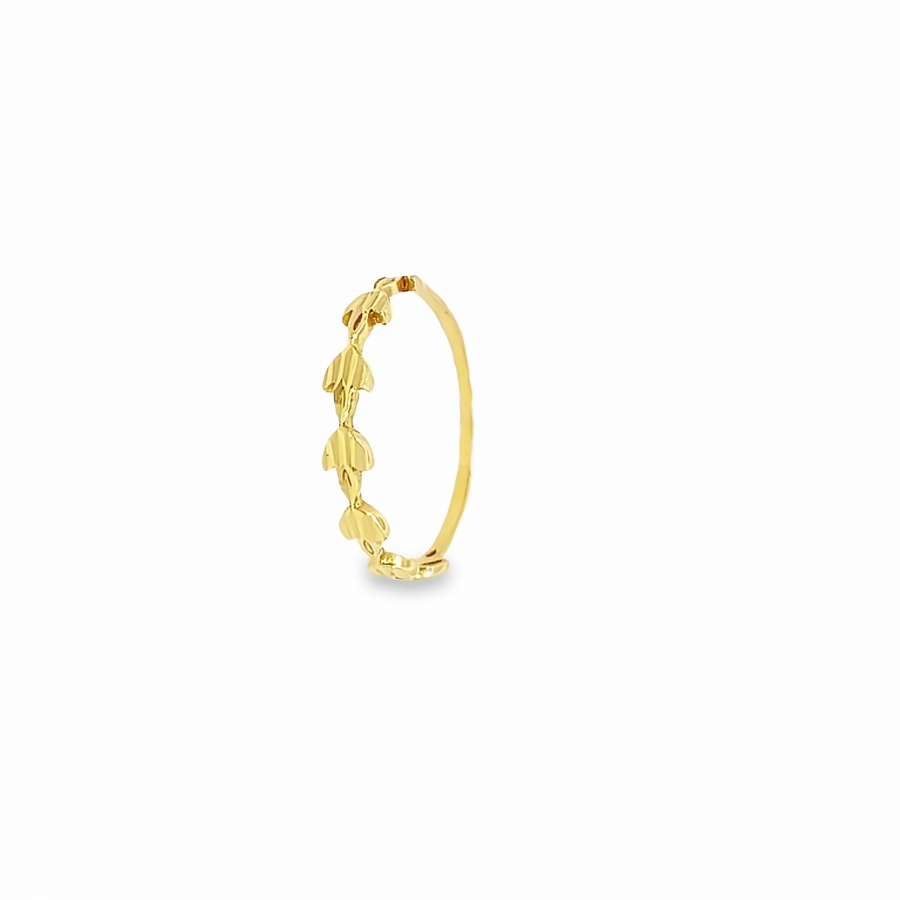 SIMPLE DESIGN RING - TIMELESS BEAUTY IN 18K YELLOW GOLD