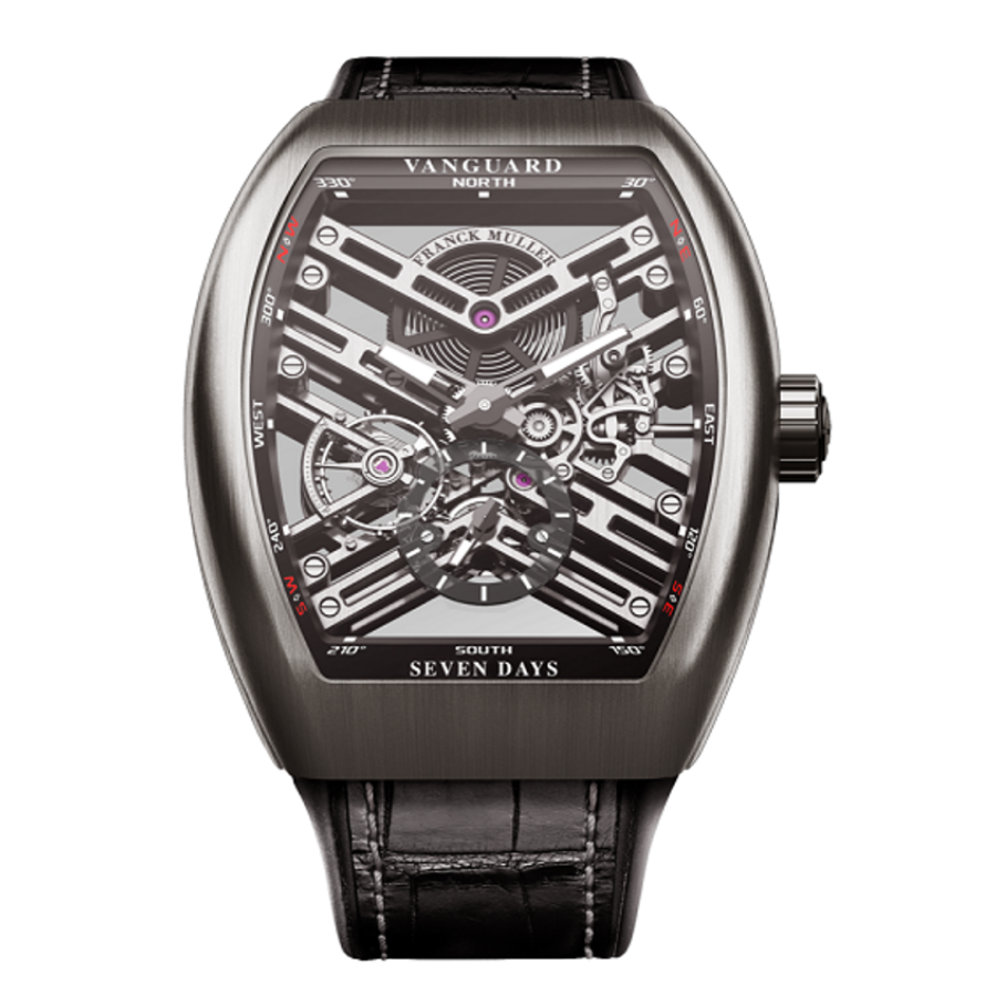 Franck Muller Vanguard Skeleton V45 S6 SQT NR BR NR