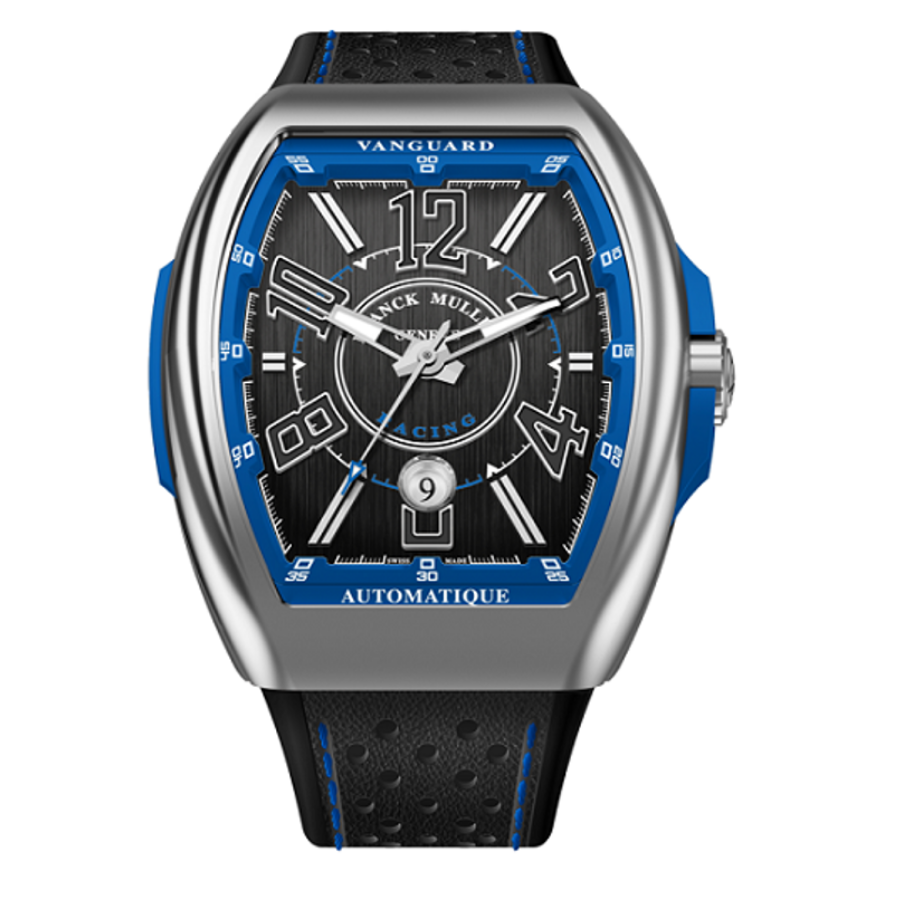 Franck Muller Vanguard Racing V 45 SC DT TT NR BR AC NR in Black 