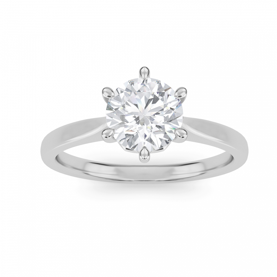 ADARA 6 PRONG 1CT ROUND LAB-GROWN DIAMOND SOLITAIRE RING